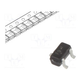25 pcs x ONSEMI - 2SA1774T1G - Transistor: PNP, bipolar, 50V, 0.1A, 0.15W, SC75