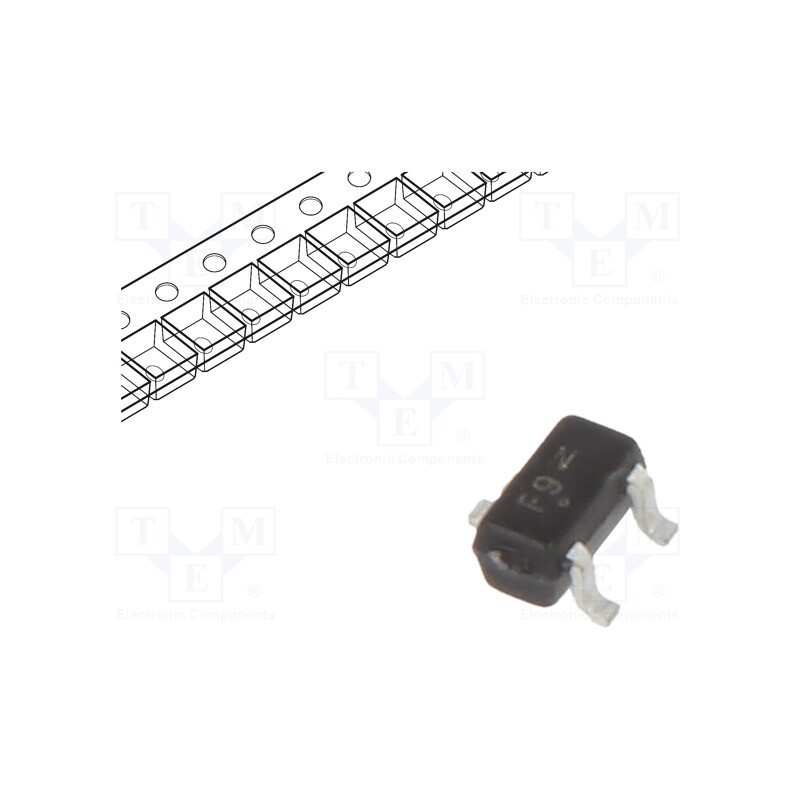 25 pcs x ONSEMI - 2SA1774T1G - Transistor: PNP, bipolar, 50V, 0.1A, 0.15W, SC75