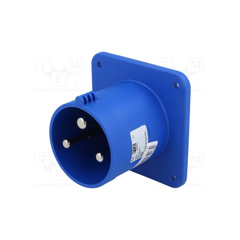 1 pcs x PCE - 6331-6K - Connector: AC supply, socket, male, 63A, 230VAC, IEC 60309, IP44