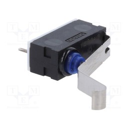 1 pcs x OMRON OCB - D2AW-A082D R - Microswitch SNAP ACTION, 0.1A/12VDC, SPST-NC, Rcont max: 100mΩ