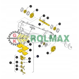 New Holland CX CSX elevator chain 47953884