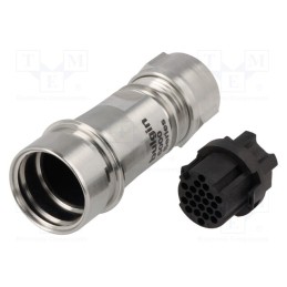 1 pcs x BULGIN - PXM6011/22S/CR/0910 - Connector: circular, plug, female, PIN: 22, w/o contacts, for cable