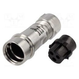 1 pcs x BULGIN - PXM6011/03S/CR/0507 - Connector: circular, plug, female, PIN: 3, w/o contacts, for cable