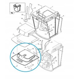 Headlining new holland tc 84430402 cnh