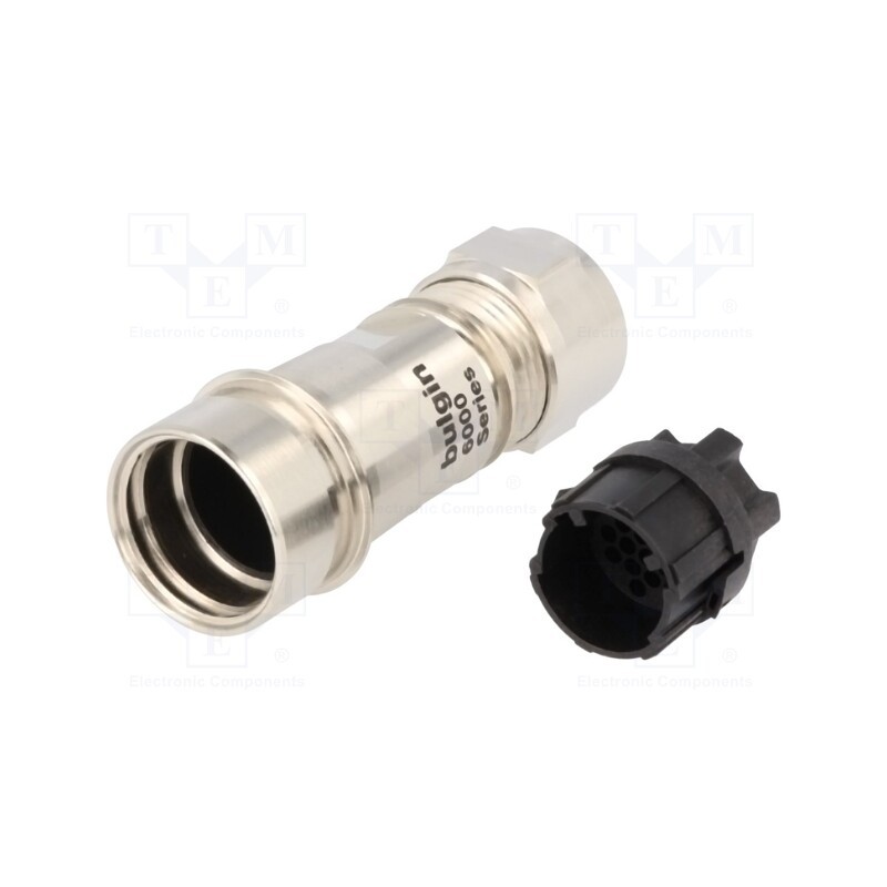 1 pcs x BULGIN - PXM6011/22P/CR/0910 - Connector: circular, plug, male, PIN: 22, w/o contacts, for cable