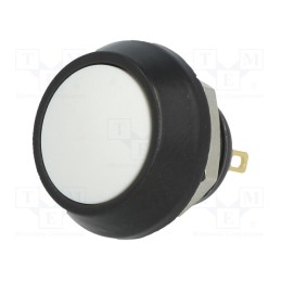 1 pcs x ONPOW - GQ12B-10/J/W/A - Switch: vandal resistant, Pos: 2, SPST-NO, 2A/36VDC, IP65, OFF-(ON)