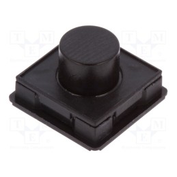 1 pcs x SCHURTER - 1241.1022 - Switch: keypad, Pos: 2, SPST-NO, 0.05A/24VDC, none, Leads: for PCB