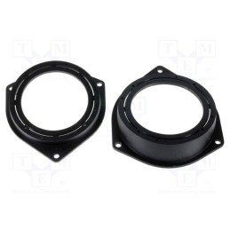 1 set x ACV - 271230-06-0 - Speaker frame, 100mm,120mm, Alfa Romeo Mito 2008-&gt,2013, 2pcs.