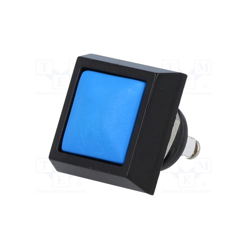 1 pcs x ONPOW - GQ12S-10/B/A - Switch: vandal resistant, Pos: 2, SPST-NO, 2A/36VDC, IP65, OFF-(ON)