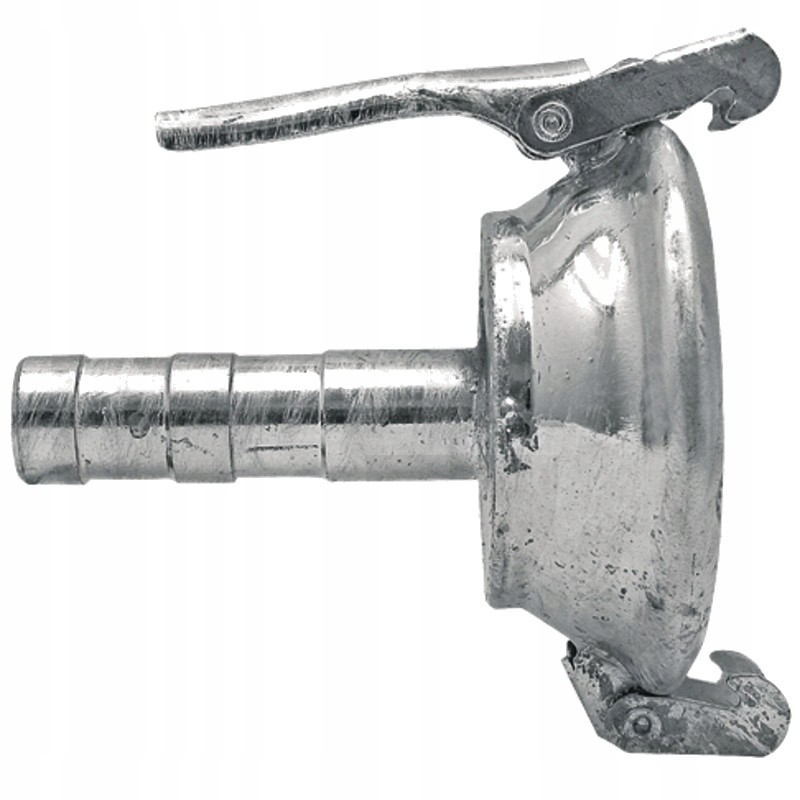 Plug with hose sleeve, hot-dip galvanized system