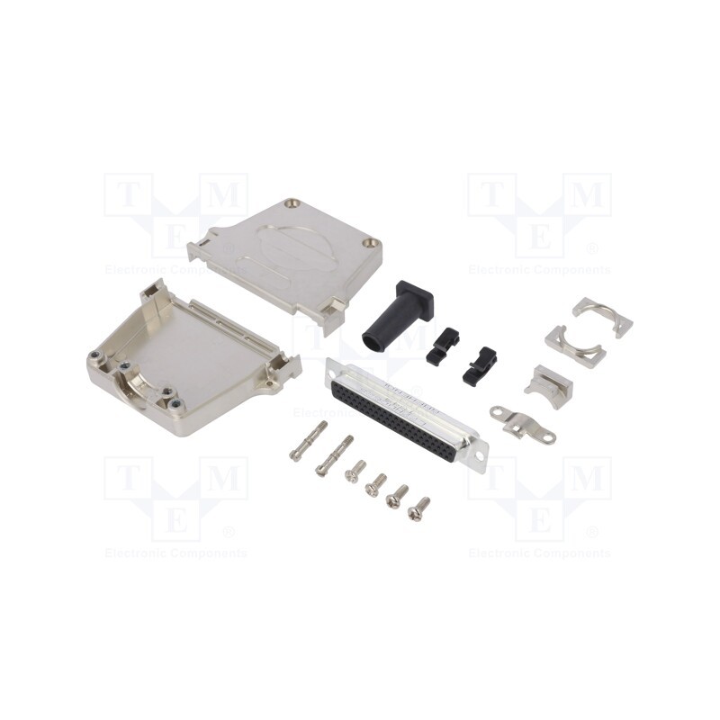 1 pcs x Amphenol Communications Solutions - L17DTZF37-RG+L77HDC62S - D-Sub HD, PIN: 62, female, straight, soldering, for cable, 