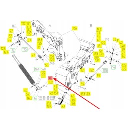 102192655 header leveling lever pin
