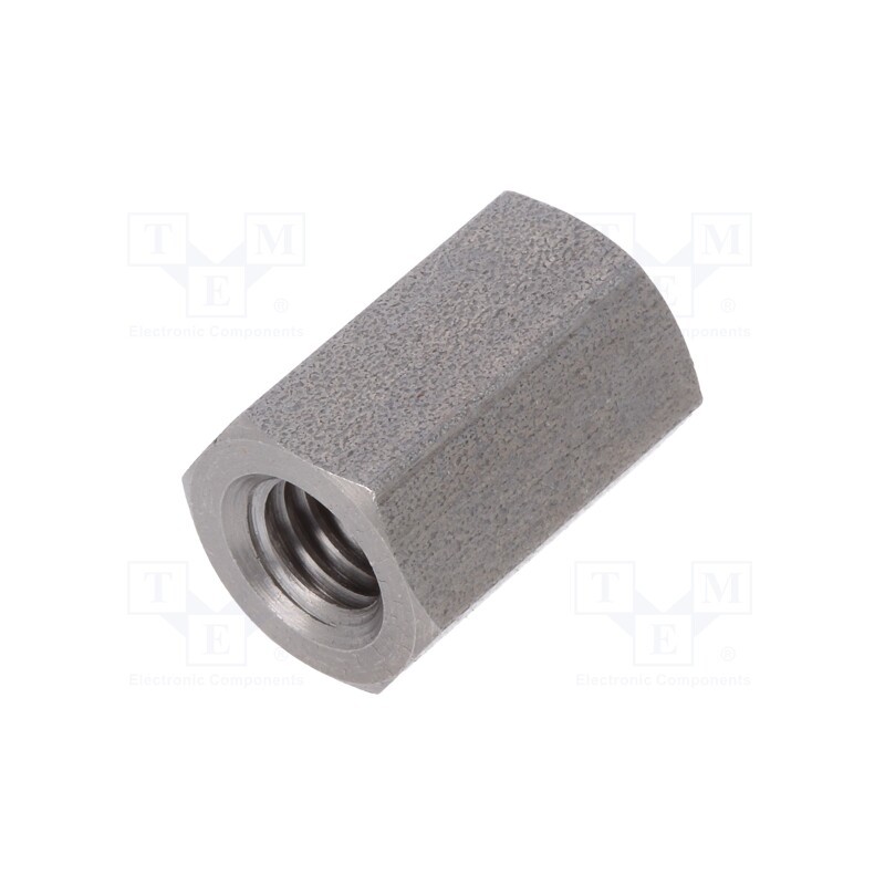 10 pcs x DREMEC - 149X15 - Screwed spacer sleeve, 15mm, Int.thread: M6, hexagonal