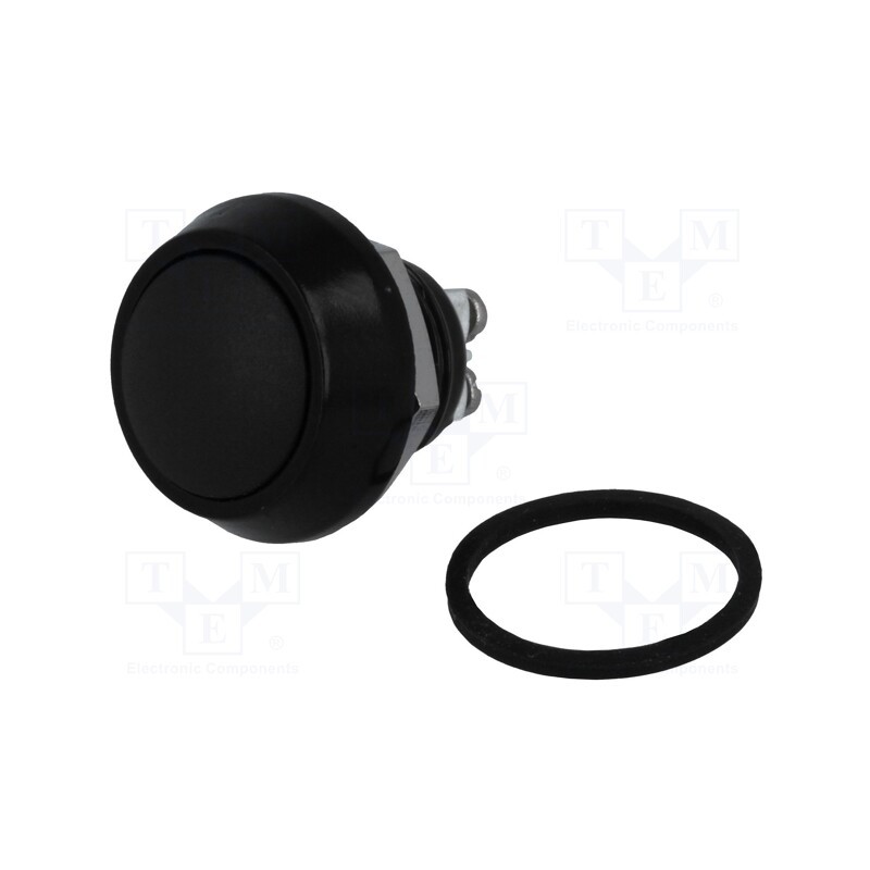 1 pcs x ONPOW - GQ12B-10/N/A - Switch: vandal resistant, Pos: 2, SPST-NO, 2A/36VDC, IP65, OFF-(ON)