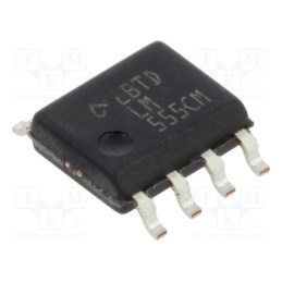 1 pcs x TEXAS INSTRUMENTS - LM555CM/NOPB - IC: peripheral circuit, astable,monostable,RC timer, 4.5÷16VDC
