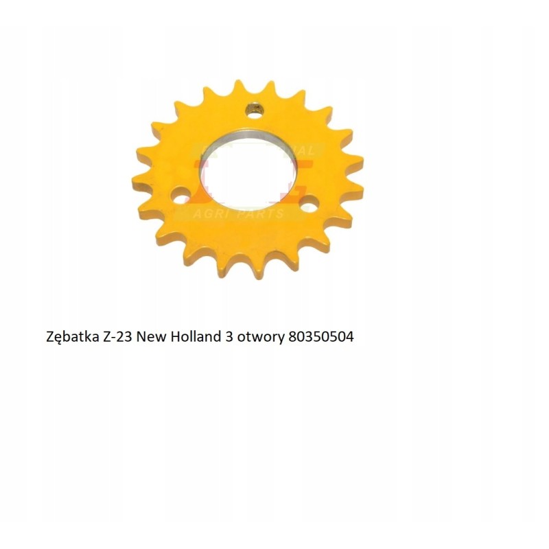 Sprocket with 23 New Holland 3 holes 80350504