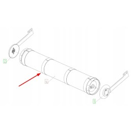 101291128 inclined conveyor roller