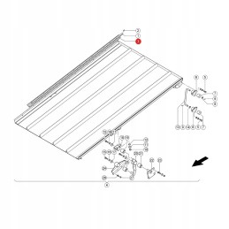 Rubber cover Claas 678468 1 unit