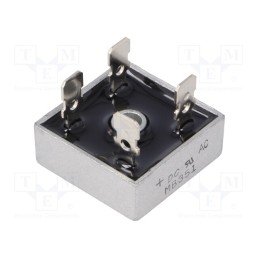 1 pcs x DC COMPONENTS - MB351 - Bridge rectifier: single-phase, Urmax: 100V, If: 35A, Ifsm: 400A