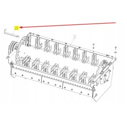 100274430 straw chopper drive cover strip