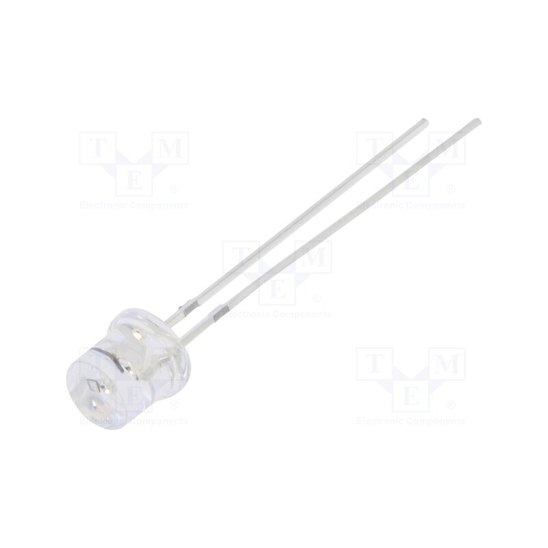 1 pcs x OPTOSUPPLY - OSB5SA57E1A-CRLED14 - CRLED, 5mm, blue, 750mcd, 140°, Front: flat, 12V, No.of term: 2