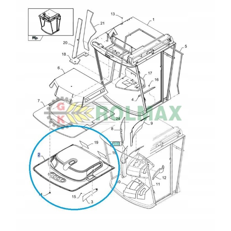 Headlining New Holland TC 84430402