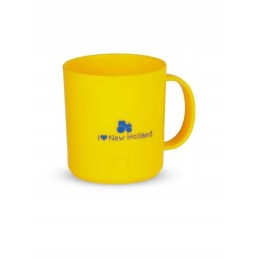 Yellow mug i love new holland 350ml cnh