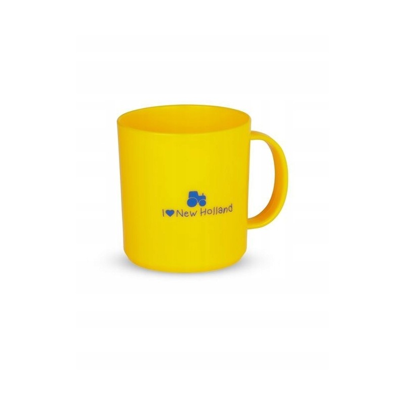 Yellow mug i love new holland 350ml cnh