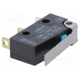 1 pcs x OMRON OCB - SSG5L1H - Microswitch SNAP ACTION, 5A/125VAC, with lever, SPDT, ON-(ON)