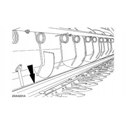 9836580 set for the combine harvester