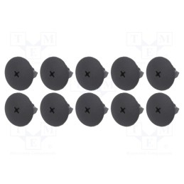 1 pcg x ROMIX - 10915 - Trim clip, 10pcs, VW,Škoda, OEM: 1H0819055C