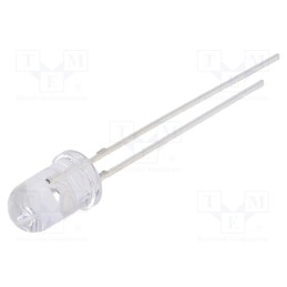 1 pcs x OPTOSUPPLY - OSO5JA5A31A-12V - LED, 5mm, orange, 1120÷1560mcd, 30°, Front: convex, 12V