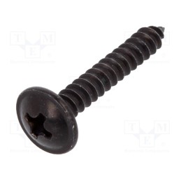 1 pcg x ROMIX - 59203 - Screw, 100pcs, 22mm, steel, black, Thread: 3,5