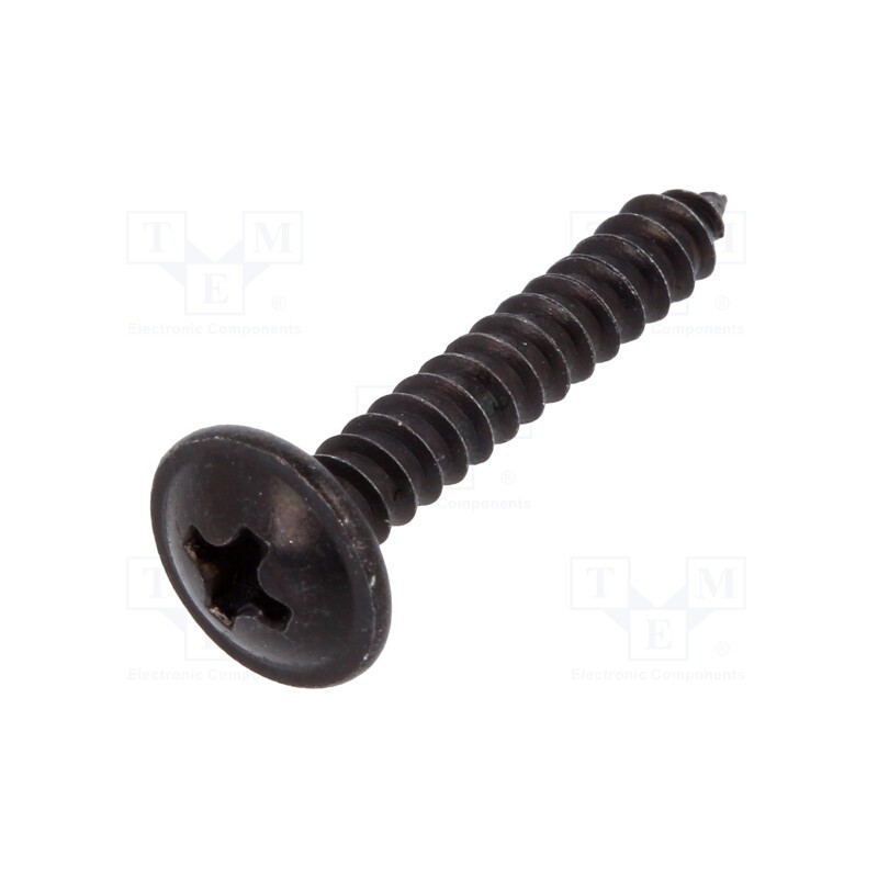 1 pcg x ROMIX - 59203 - Screw, 100pcs, 22mm, steel, black, Thread: 3,5