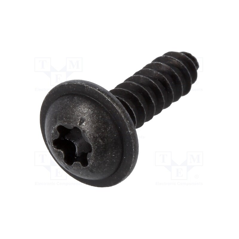 1 pcg x ROMIX - 59222 - Screw, 100pcs, 16mm, steel, black, Thread: 4,2