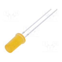 1 pcs x OPTOSUPPLY - OS5OEA5TK4A - LED, 4.8mm, orange, 500÷750mcd, 180°, Front: flat, 1.8÷2.6V, 78mW