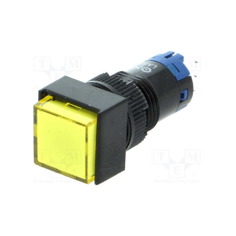 1 pcs x ONPOW - LAS2F-11Z/Y - Switch: push-button, Pos: 2, SPDT, 0.5A/250VAC, 1A/24VDC, ON-ON