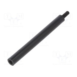 10 pcs x DREMEC - 285RDX55 - Screwed spacer sleeve, cylindrical, polyamide, M3, M3, 55mm, black