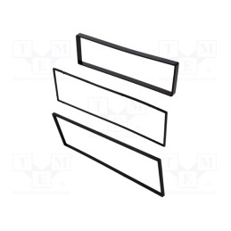 1 pcs x PER.PIC. - MA65004-05 - Radio frame, Citroën,Peugeot, 1 DIN, black