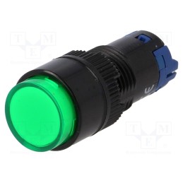 1 pcs x ONPOW - LAS2Y-11Z/G - Switch: push-button, Pos: 2, SPDT, 0.5A/250VAC, 1A/24VDC, ON-ON