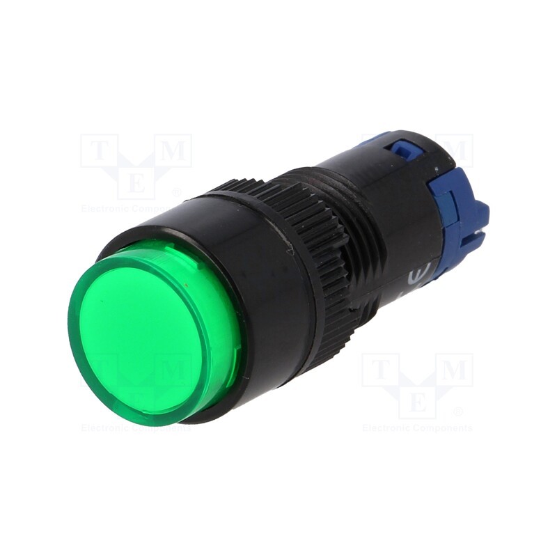 1 pcs x ONPOW - LAS2Y-11Z/G - Switch: push-button, Pos: 2, SPDT, 0.5A/250VAC, 1A/24VDC, ON-ON