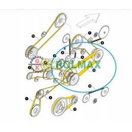 Miller belt new holland tx 916849 89832601 gates