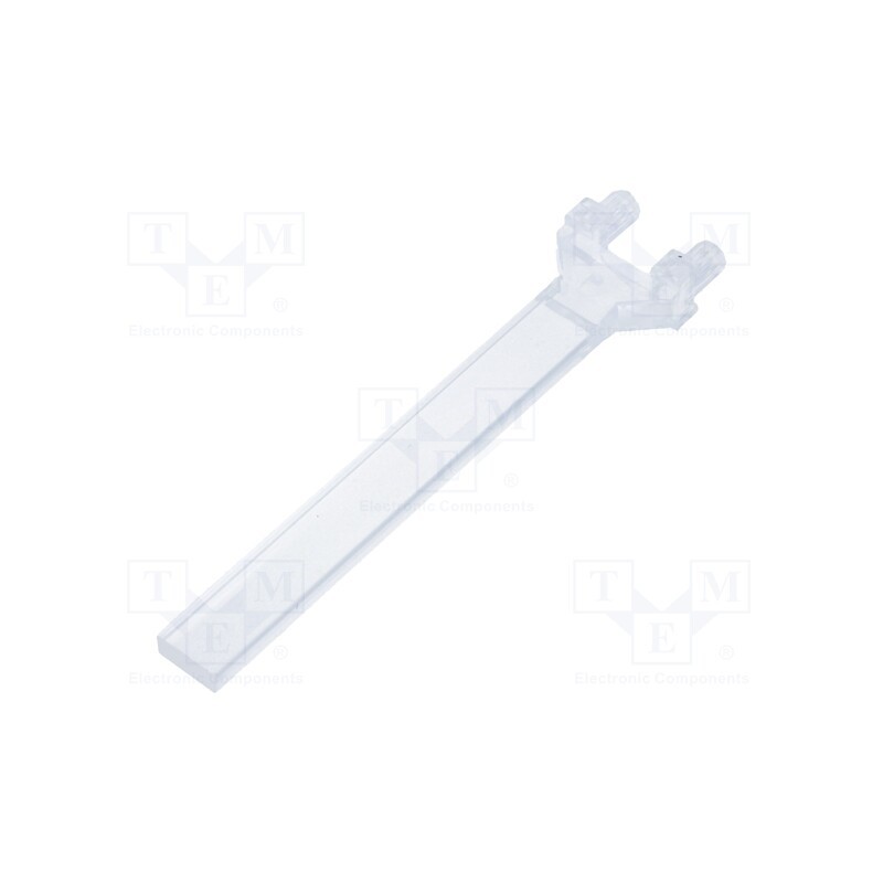 1 pcs x MENTOR - 1274.1031 - Fiber for LED, rectangular, 2x5mm, No.of mod: 1, Front: flat