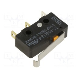 1 pcs x OMRON OCB - SS01GL13F - Microswitch SNAP ACTION, 0.1A/125VAC, SPDT, ON-(ON), Pos: 2, IP40