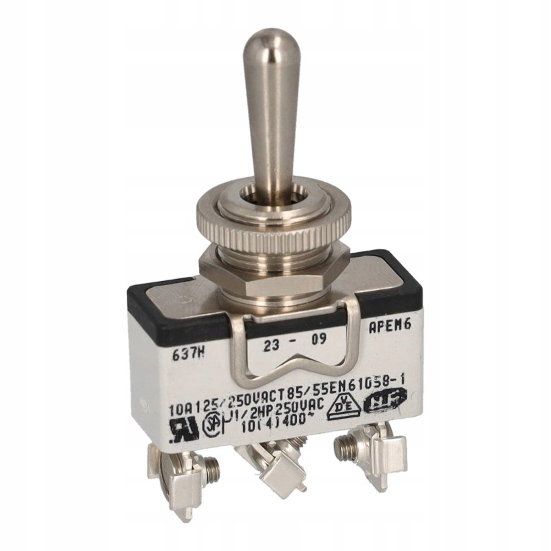 3-position toggle switch on off on 5a 25vdc