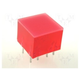 1 pcs x KINGBRIGHT ELECTRONIC - L-875/4IDT - LED backlight, red, Lens: red,diffused, λd: 625nm, 5÷20mcd, 120°