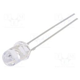 1 pcs x OPTOSUPPLY - OSY5RU5A31A-12V - LED, 5mm, yellow, 1120÷1560mcd, 30°, Front: convex, 12V