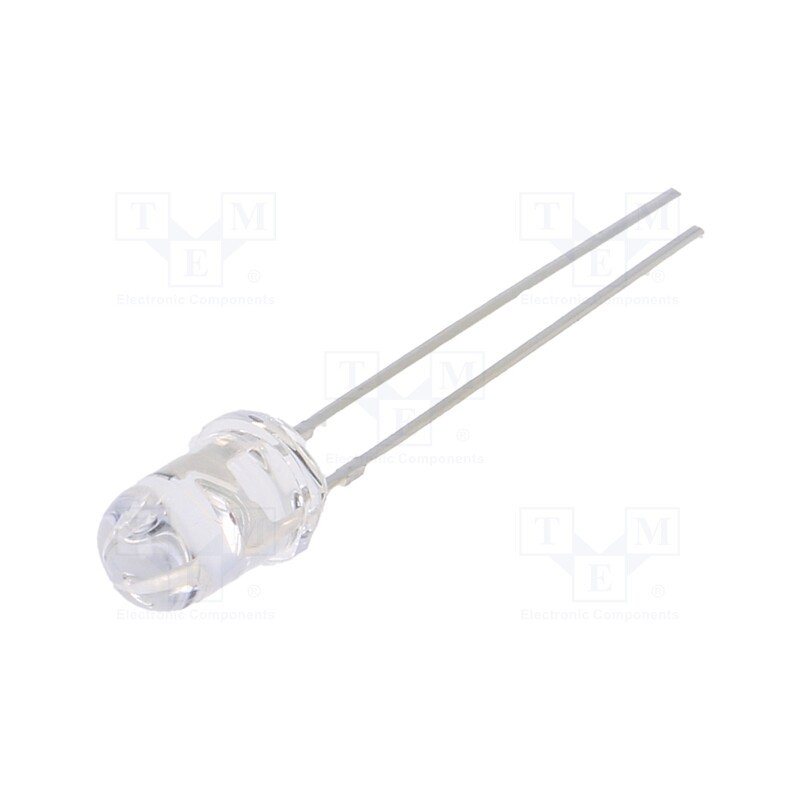 1 pcs x OPTOSUPPLY - OSY5RU5A31A-12V - LED, 5mm, yellow, 1120÷1560mcd, 30°, Front: convex, 12V
