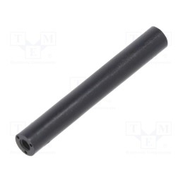 10 pcs x DREMEC - 181RDX30 - Spacer sleeve, cylindrical, polyamide, M2, L: 30mm, Øout: 4mm, black