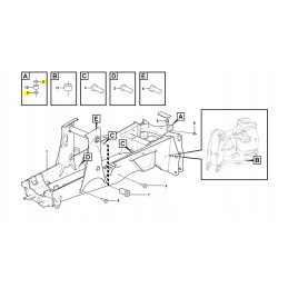 Scraper for San Volvo backhoe loader